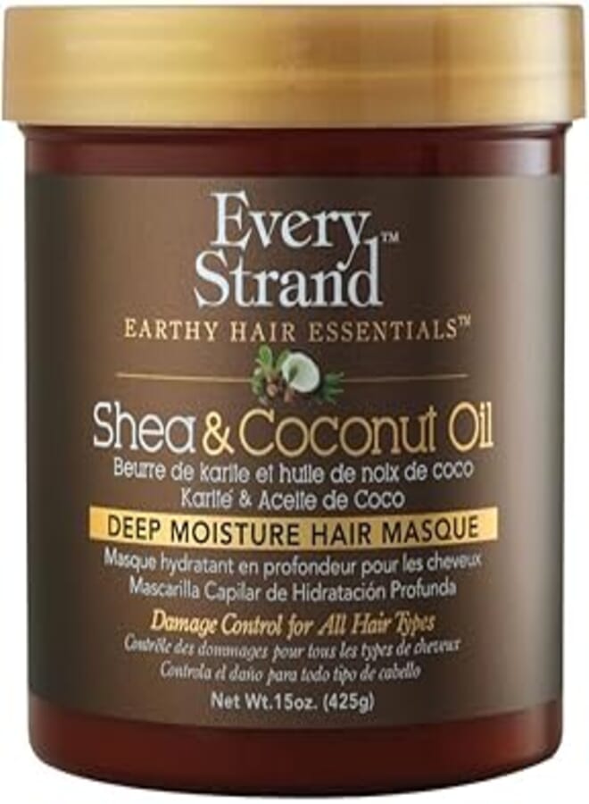 Every Strand Masque Shea & Coconut Oil Deep Moist15 Ounce Jar (425g)