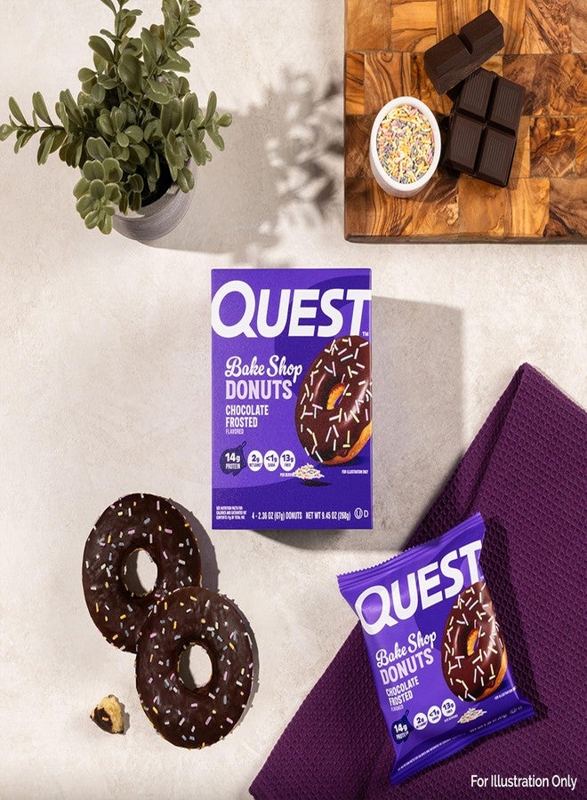 Quest Nutrition Bake Shop, Chocolate Frosted Donuts, 14g Protein, Less than 1g Sugar, Protein Snack, Low Sugar, 4 Count - Image 5