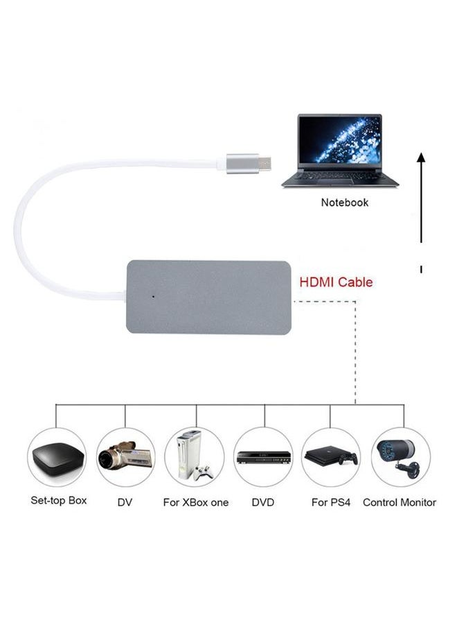 Thoraya Aluminum Alloy EZCAP265C HDMI to TypE C UVC Video Capture Card HD Recorder  - Image 4
