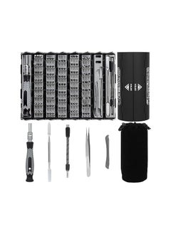 Y&D Screwdriver Set, Mini Magnetic 126 in 1 Portable Cylinder DIY Repair Tool Kit, Suitable for Mobile Phones and Disassembly, Furniture, Car, Computer(Black)  - Image 1