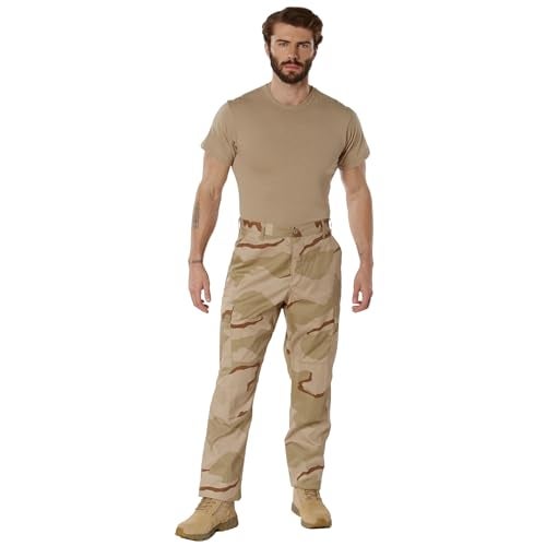 Rothco Camo Tactical BDU Pants - Timeless Style for Ultimate Performance, Tri-Color Desert Camo, S - Image 3