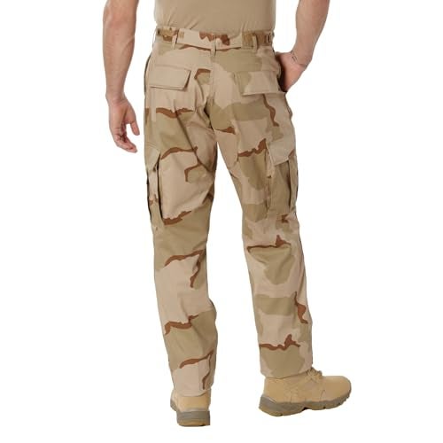 Rothco Camo Tactical BDU Pants - Timeless Style for Ultimate Performance, Tri-Color Desert Camo, S - Image 4