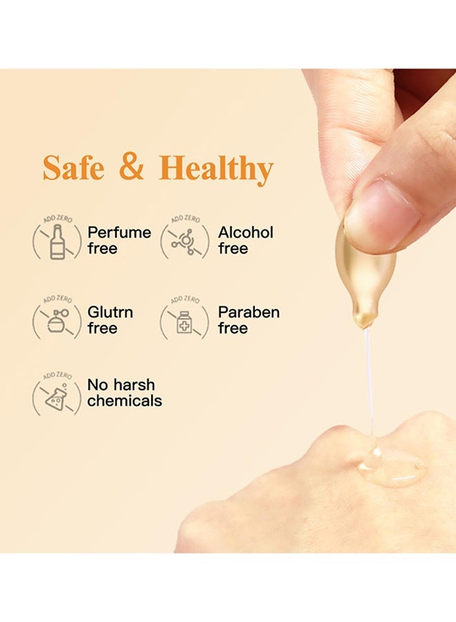 Hoygi Lightening Skin Brightening Capsules,Vitamin E Capsules for Face,Face Serum for Women,Vitamin E Oil for Skin,Hydrating Serum,Reduce Fine Lines Skin Brightening,Moisturiser Face,Anti Wrinkle Face Cream, 30 Capsules - Image 2