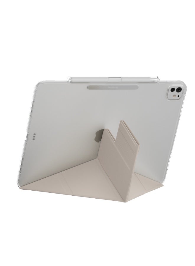 Mageasy FaceT Folio Case W/Pencil Holder For Ipad Pro 13- Starlight White - Image 4