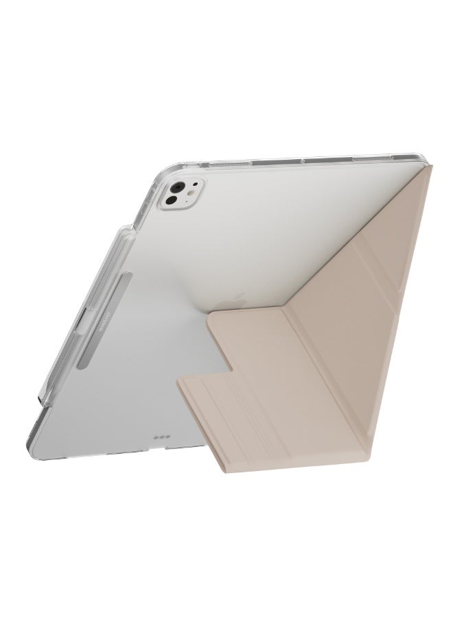 Mageasy FaceT Folio Case W/Pencil Holder For Ipad Pro 13- Starlight White - Image 3