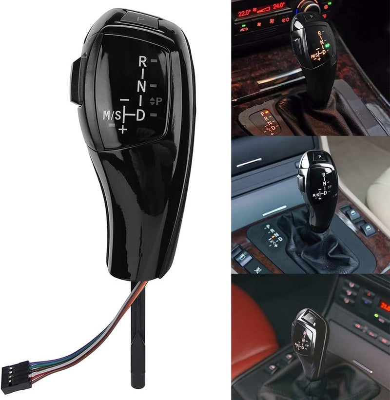 F30 LHD ناقل حركة أوتوماتيكي مع مقبض LED (أسود لامع) - طقم تحديث لـ E90 E92 E84 E89 - Image 5