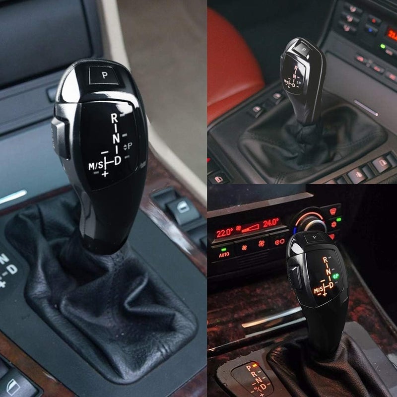 F30 LHD ناقل حركة أوتوماتيكي مع مقبض LED (أسود لامع) - طقم تحديث لـ E90 E92 E84 E89 - Image 4