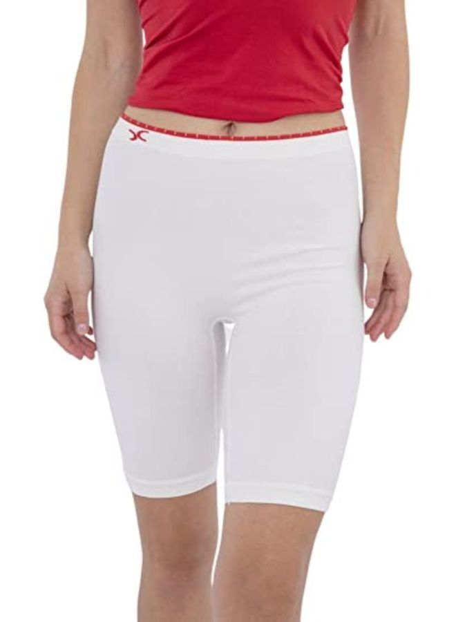 Carina Women's shorts in a cotton blend with a knee length and a mid rise waist - Image 1
