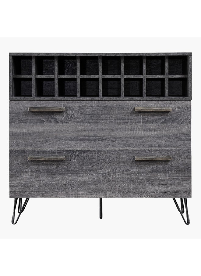 Home Box خزانة بار ليلي 96.6 × 35.6 × 90.4 سم  - Image 1