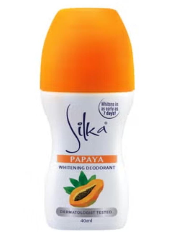 Silka Papaya Whitening Deodorant 40ml