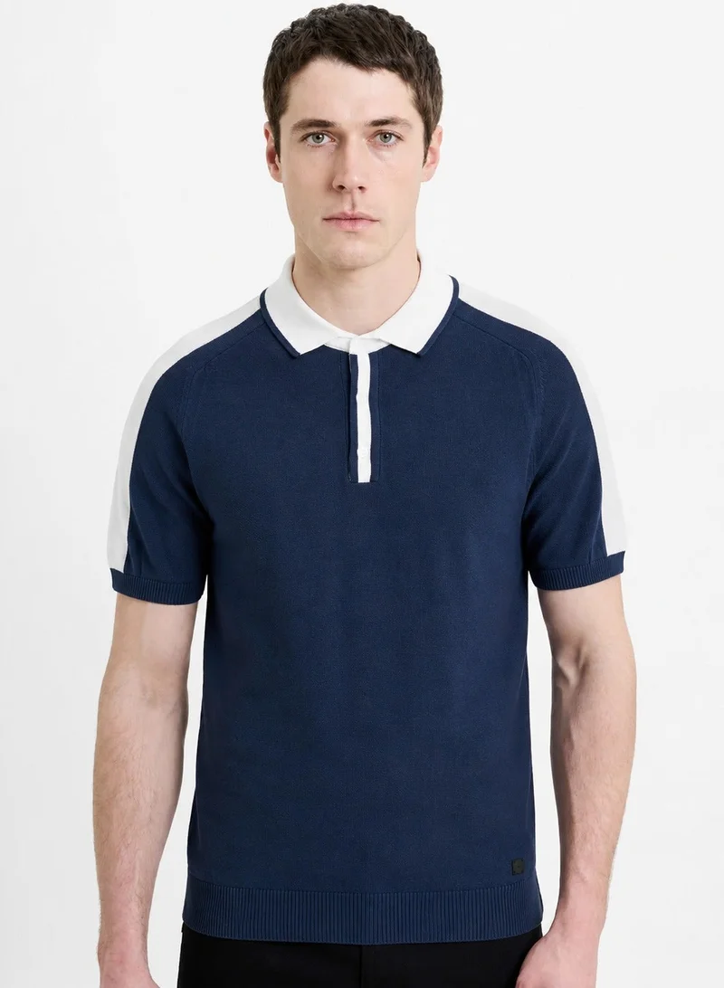 فرنش كونكشن Polo Intarsia Sleeveless