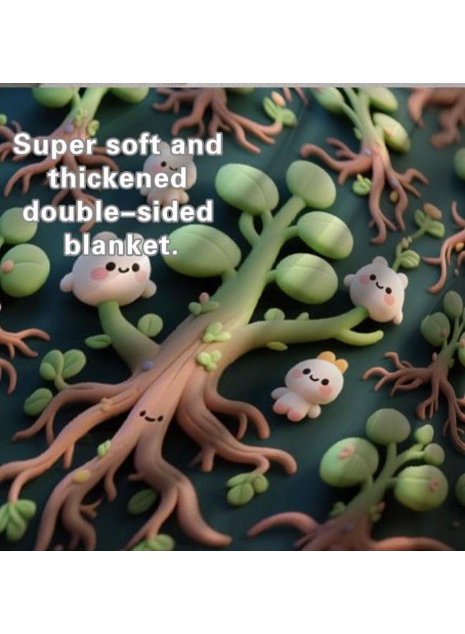 general Baby and children's cartoon flannel thin blanket (warm and comfortable, suitable for sleep, game use) 70cm*100cm - Image 5