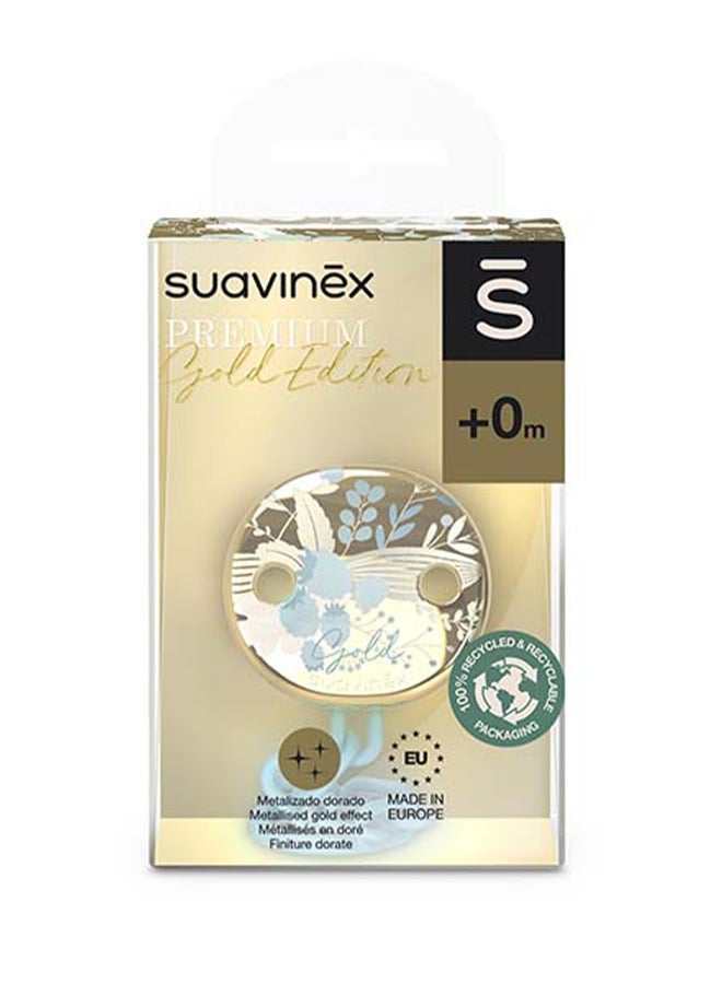 SUAVINEX مشبك مصاصة سوفينكس بريميوم جولد أزرق - Image 2