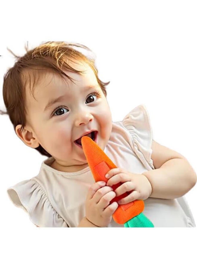 Coodora Anti-Startle Device, Comforting Hand-Held Ring, Newborn Comforting Doll, Carrot Baby Toy, Sleep Aid Gift - Image 1