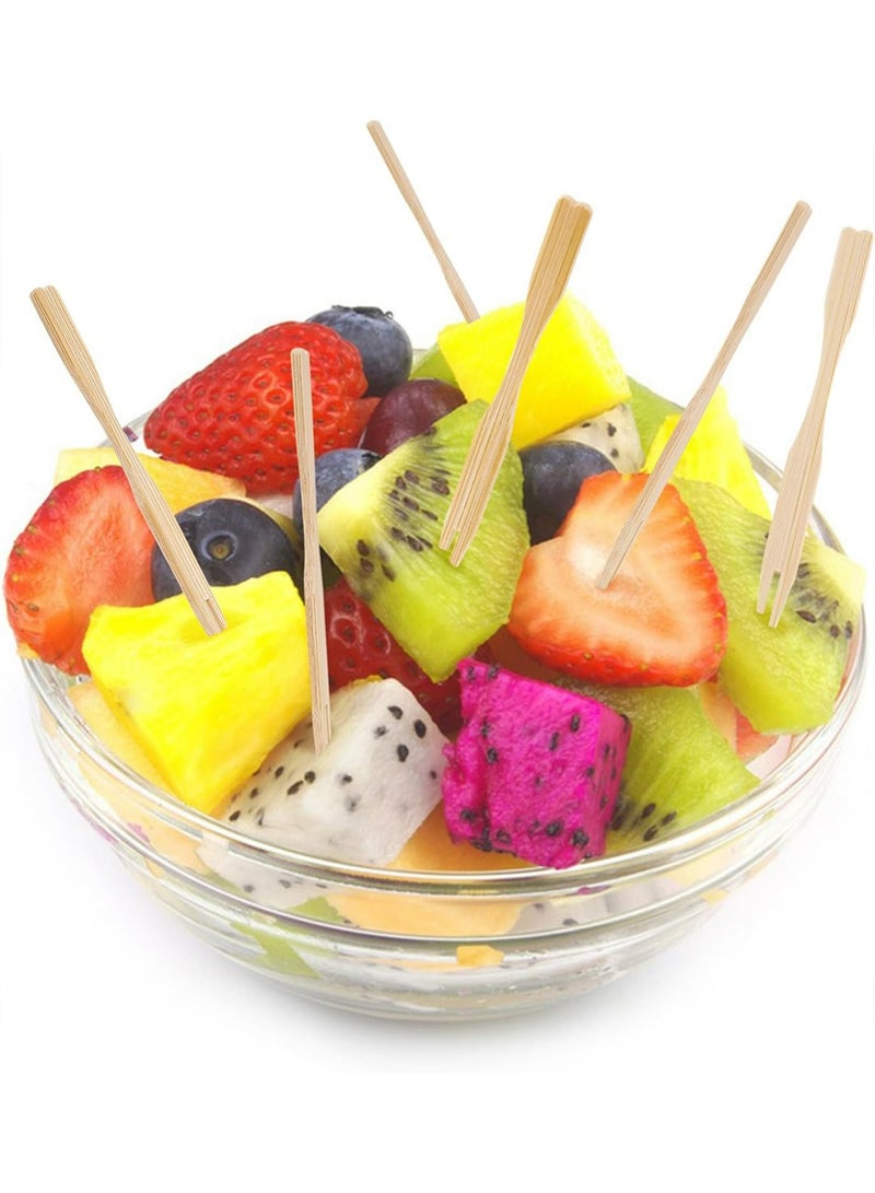 100 Pcs Mini Fruit Fork, 3.9 inch Disposable Forks for Fruit, Snack, Desserts, etc  - Image 3