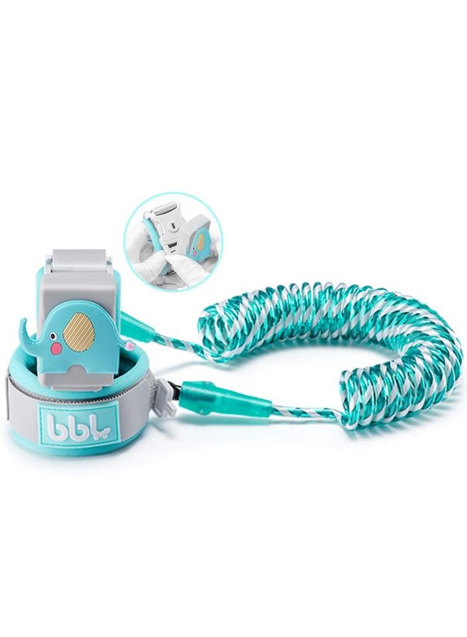 WSZCML Anti Lost Wrist Link Wszcml Toddler Safety Leash With Key Lock Reflective Child Walking Harness Rope Leash For Kids/Babies (Cyan 2M/6.56 Ft) - Image 2