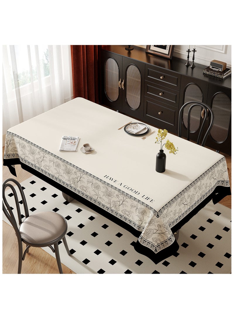 Anna 90*140cm Soft Scratch-Resistant, Wear-Resistant, Heat-Resistant, Waterproof, Oil-Proof, Easy-Clean Minimalist Tablecloth - Image 1