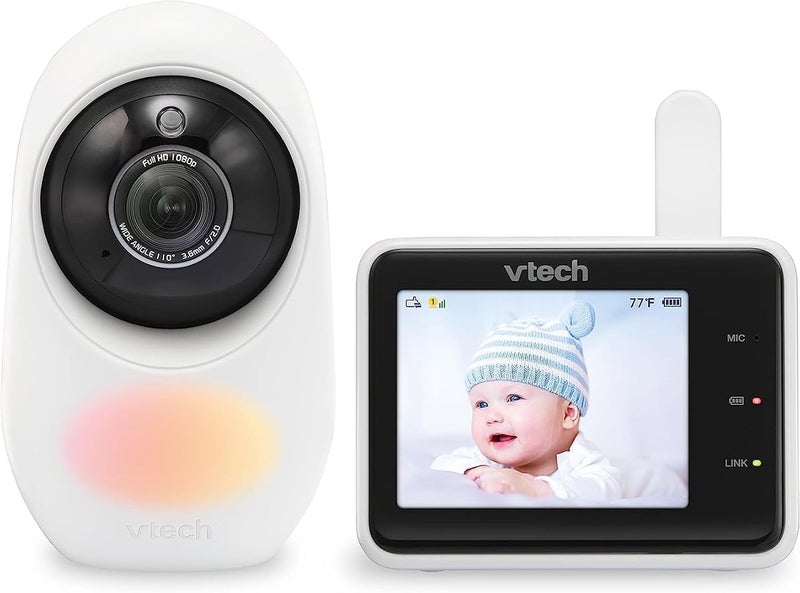 في تك مراقب فيديو ذكي من Vtech بدقة 1080p وشاشة 2.8 بوصة مزود بواي فاي وإمكانية الوصول عن بعد - Image 1