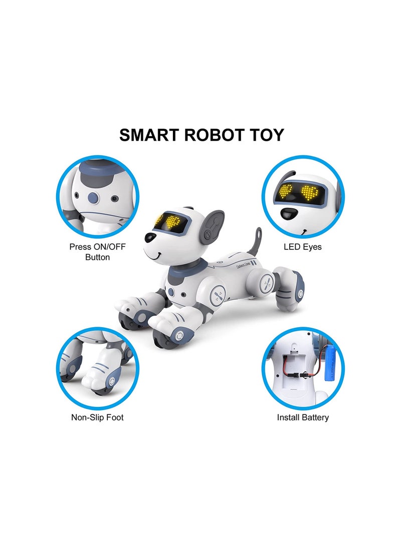 Generic - Remote Control robot dog toy,Programmable Smart robot dog for kid,Interactive Dancing walking singing Stunt Robot Dog educational toy, toy for toddler toys birthday party gift - Image 1