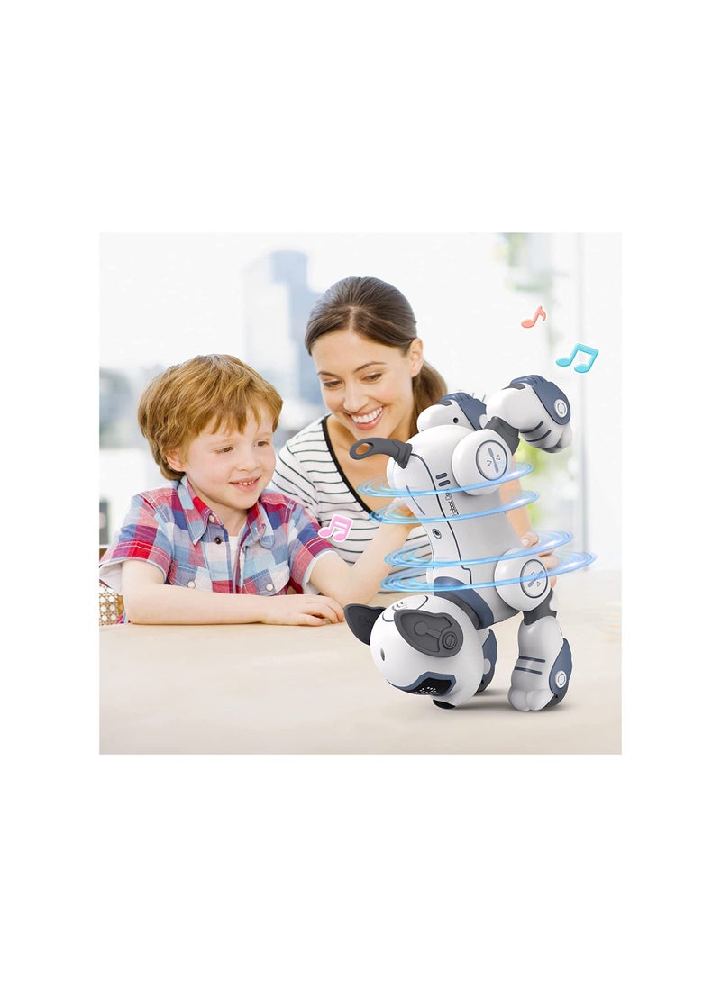 Generic - Remote Control robot dog toy,Programmable Smart robot dog for kid,Interactive Dancing walking singing Stunt Robot Dog educational toy, toy for toddler toys birthday party gift - Image 1