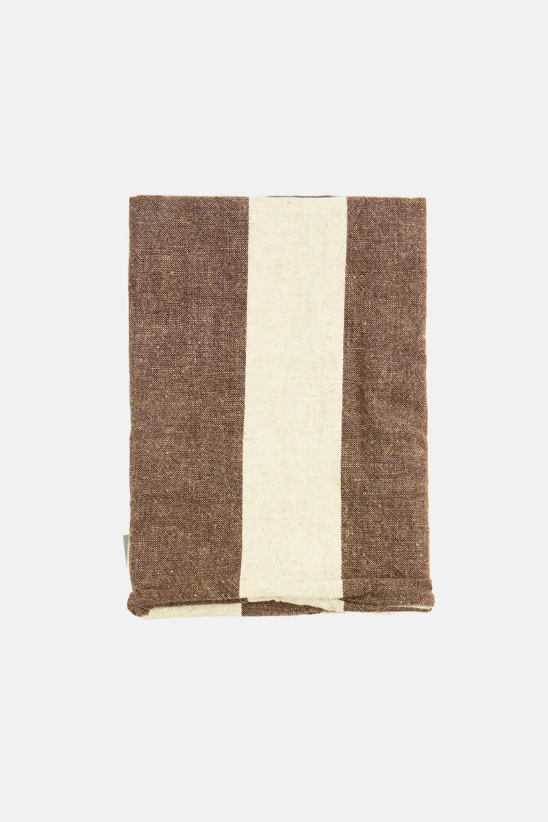 Muy Mucho Striped Cushion Cover 45 x 45 cm, Brown