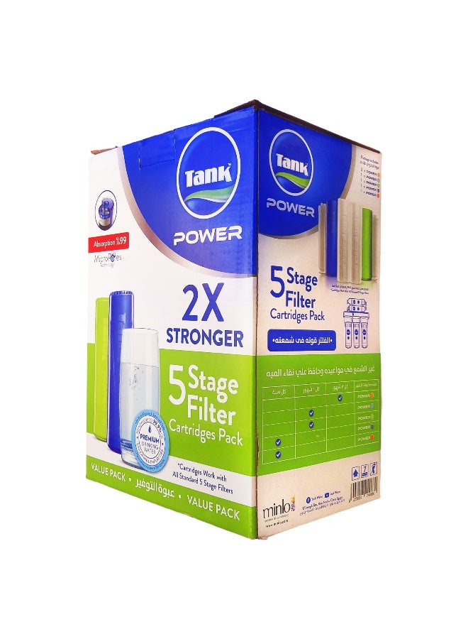 TANK Tank Power 5Stage Filter Wax Pack - 6 Cartridges - Image 1