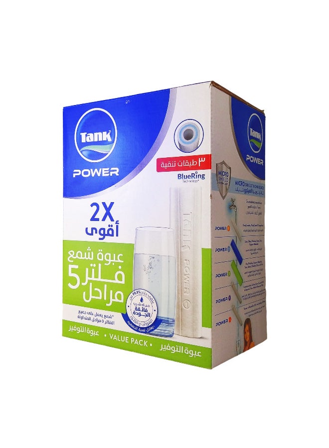 TANK Tank Power 5Stage Filter Wax Pack - 6 Cartridges - Image 2