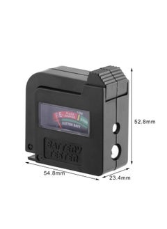 KASTWAVE Battery Tester, Multi Purpose Household Battery Load Tester Checker, Universal Battery Checker Meter for AA/AAA/C/D/9V/1.5V Small Button Cell Batteries 12 V Lantern Cells & More (Black)  - Image 5