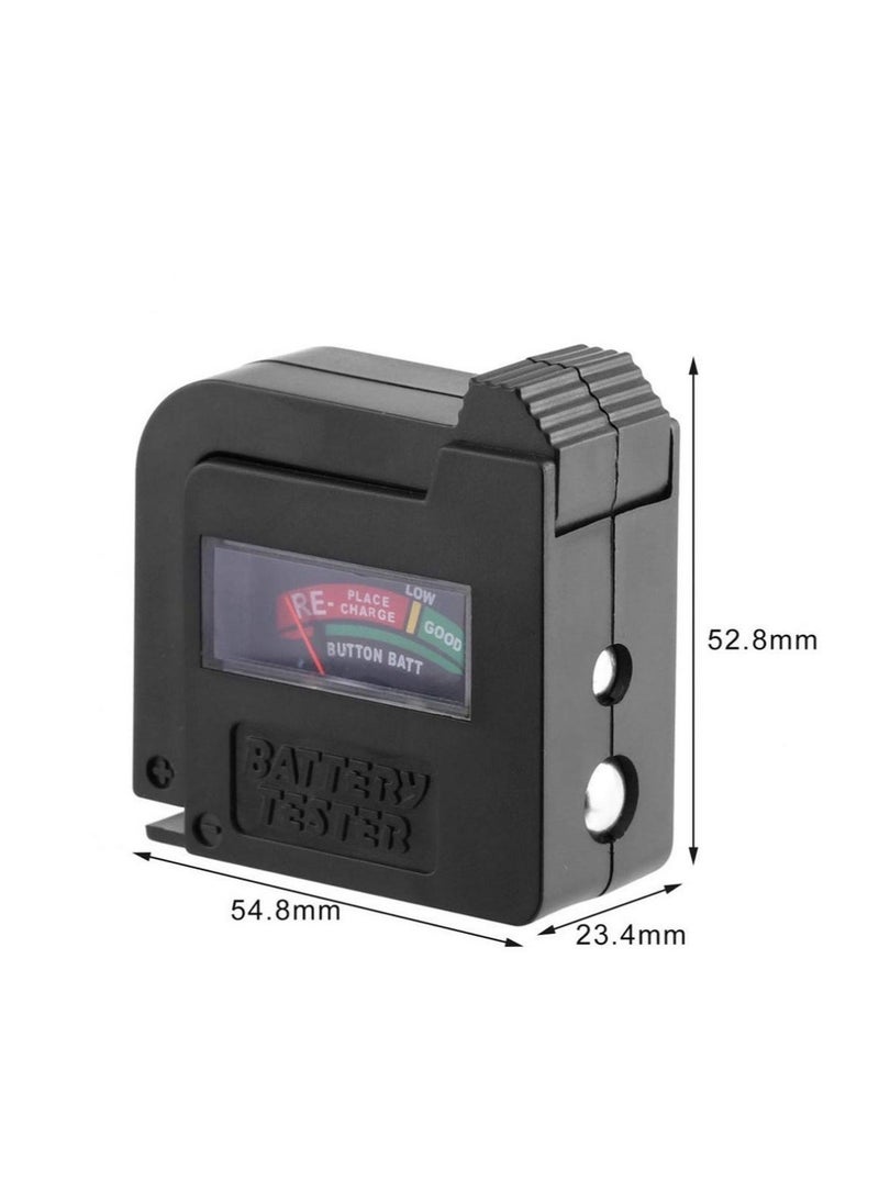 KASTWAVE - Battery Tester, Multi Purpose Household Battery Load Tester Checker, Universal Battery Checker Meter for AA/AAA/C/D/9V/1.5V Small Button Cell Batteries 12 V Lantern Cells & More (Black) - Image 1