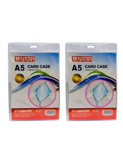PARTNER A5 size transparent hard PVC used for documents up to 148 x 210mm or 5.8 x 8.3 inch. Perfect for picture, certificate, drawing and more  - Image 2