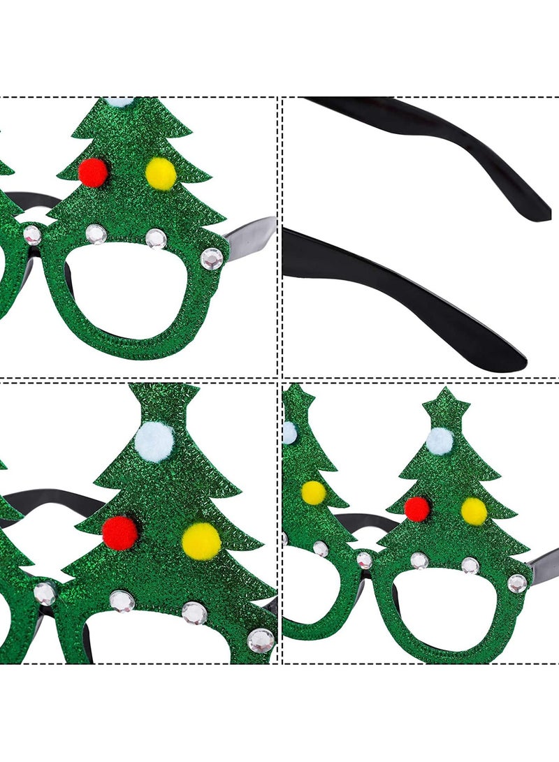 Holiday Decoration Clothing Glasses Set Hat Headband Suitable for Holiday Party Clothing Accessories Christmas（A） - Image 4