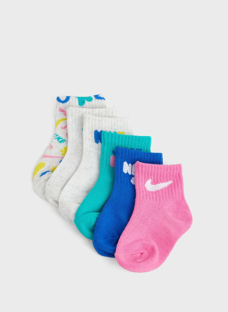 Nike Kids 6 Pack Primary Play Socks