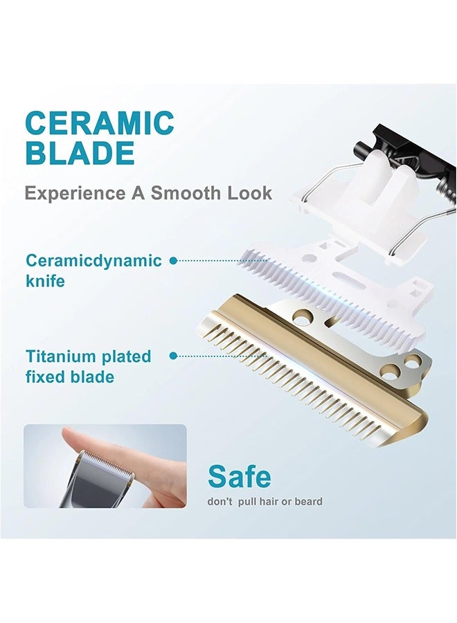 Electric Hair Clipper for Men, Rechargeable Cordless Hair Trimming with LCD Display & 4 Limit Combs, Beard Trimmer Hair Cutting Kit for Barbers and Stylists - Image 5