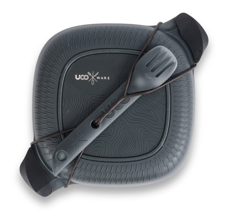 UCO Recycled ECO 5-Piece Camping and Outdoor Mess Kit with Bowl, Plate, Switch Spork Utensil Set - Image 1