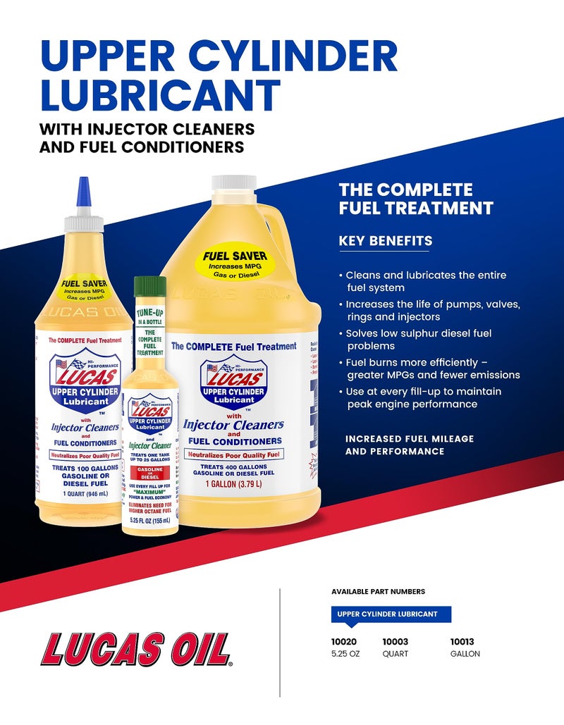 Lucas Oil 10003 Fuel Treatment - 1 Quart - Image 4