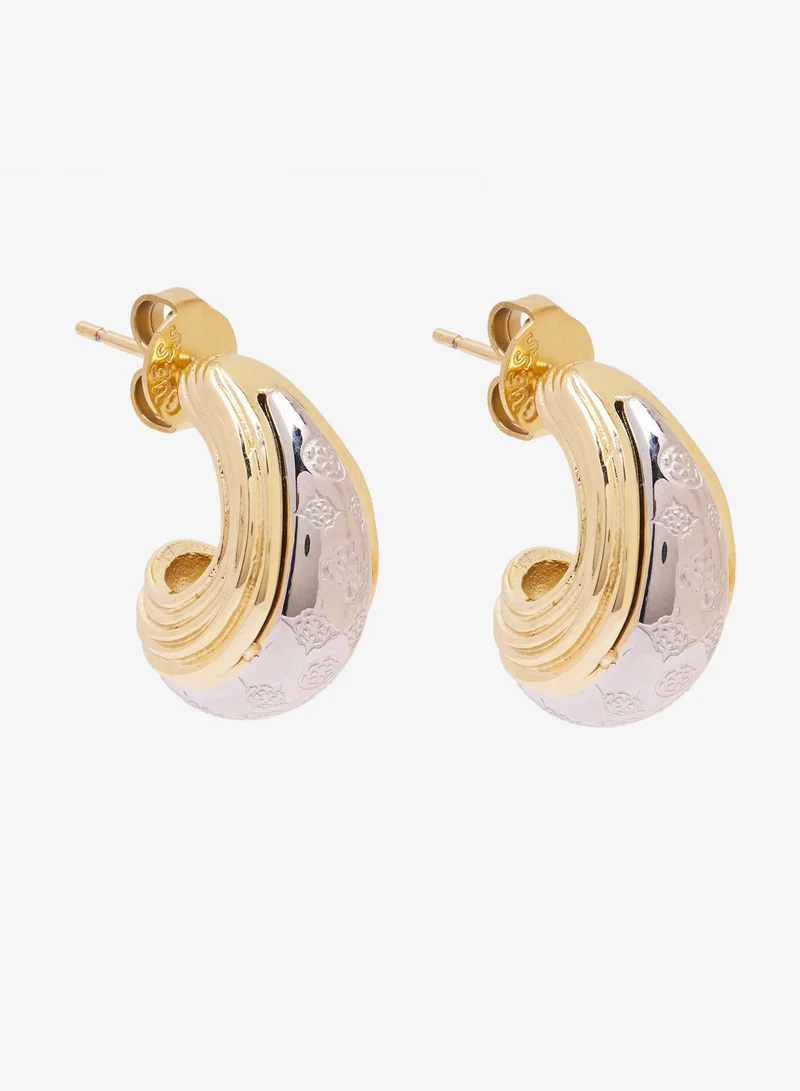 GUESS Logo 20Mm 4G Pattern J Hoops
