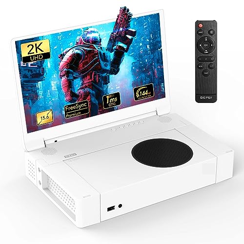 DEPGI 15.6" Portable Monitor for Xbox Series S,144Hz 2K QHD IPS Gaming Monitor for Xbox Series S (Not Included), with HDR AMD FreeSync 2X HDMI for Indoor Outdoor Travel - Image 1