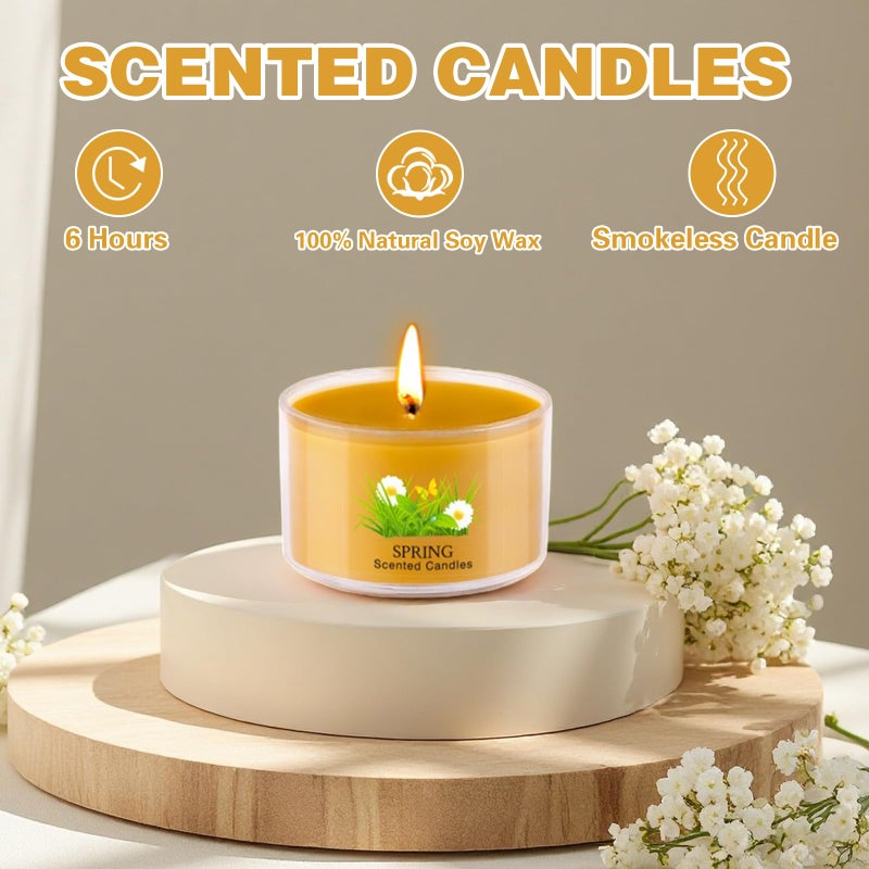 Jayhanvoe Aromatherapy Scented Candles 20 Pack - Small Candle Gift Set for Women with 10 Scents, 1.6oz Long-Lasting Soy Wax Candles for Relaxation, Yoga, Bath, Christmas Birthday Gifts, Home Decor - Image 4