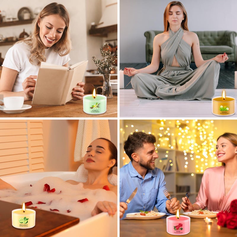 Jayhanvoe Aromatherapy Scented Candles 20 Pack - Small Candle Gift Set for Women with 10 Scents, 1.6oz Long-Lasting Soy Wax Candles for Relaxation, Yoga, Bath, Christmas Birthday Gifts, Home Decor - Image 5