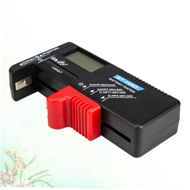 Kisangel Digital 9V Aa AAA Battery Tester with LCD Display, Universal Battery Checker for Household and Electronic Devices, Portable Volt Meter for 1.5V and 9V Cells - Image 5