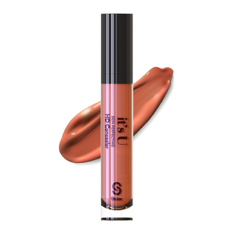 SISTAR Its U Skin Perfecting Conceal HD Contour Color Corrector Full Coverage Smooth and Flawless Deep Orange