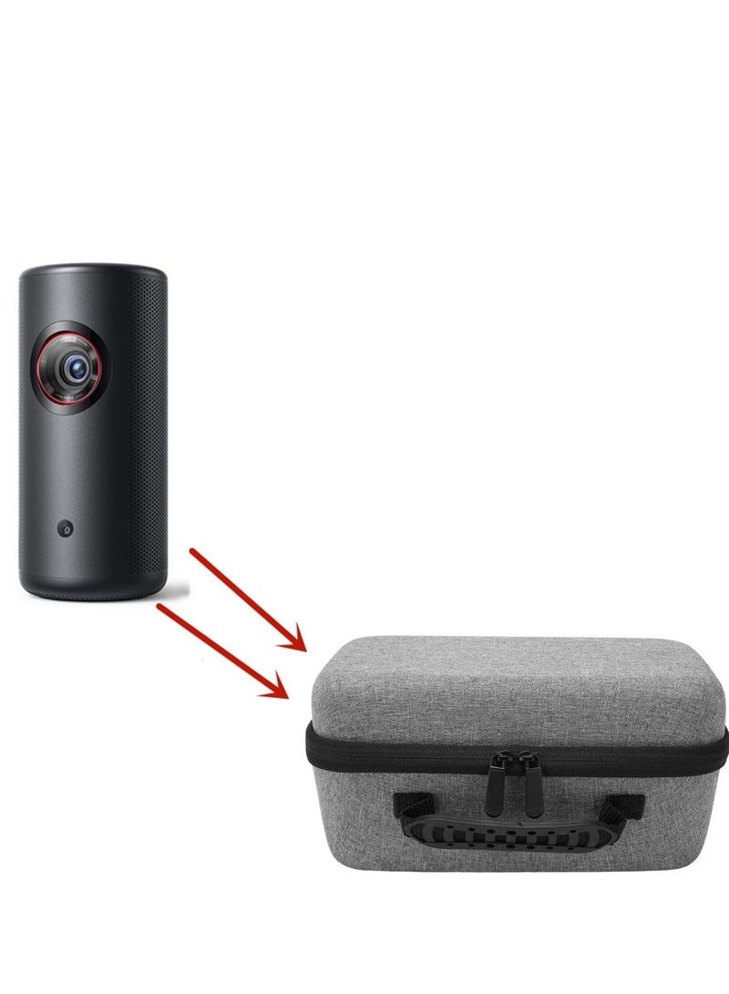 Excefore Hard Travel Case for Samsung The Freestyle Projector, Protective hard Shell Travel Carrying bag for Nebula Capsule 3 Laser Projector, Shakeproof Case for Projector and Accessories (Gray) - Image 4