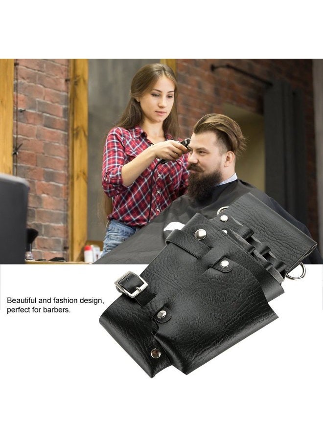 Semme Hair Dressing Scissor Holster Waist,Salon Stylist Hairdressing Tools Waist Belt Bag, Professional Hairdressing Tool Pouch Bag Barber Scissor Comb Holster Waist Belt - Image 2