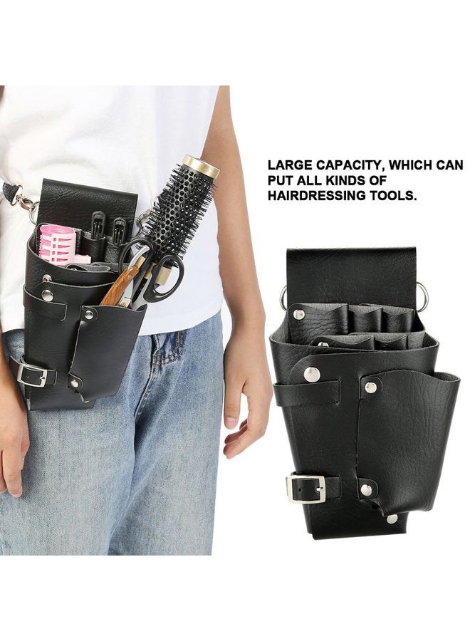 Semme Hair Dressing Scissor Holster Waist,Salon Stylist Hairdressing Tools Waist Belt Bag, Professional Hairdressing Tool Pouch Bag Barber Scissor Comb Holster Waist Belt - Image 3