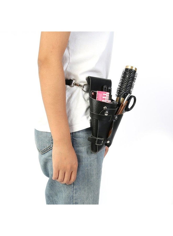 Semme Hair Dressing Scissor Holster Waist,Salon Stylist Hairdressing Tools Waist Belt Bag, Professional Hairdressing Tool Pouch Bag Barber Scissor Comb Holster Waist Belt - Image 5
