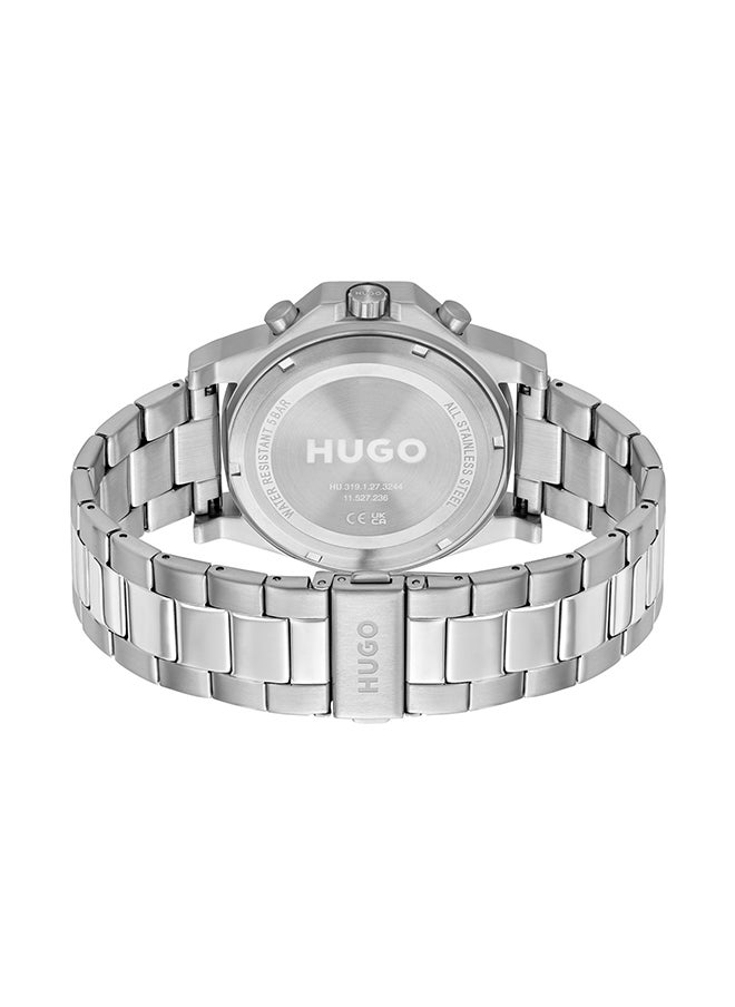 HUGO BOSS - Men's Analog Round Shape Stainless Steel Wrist Watch 1530347 - 46 Mm - Image 1