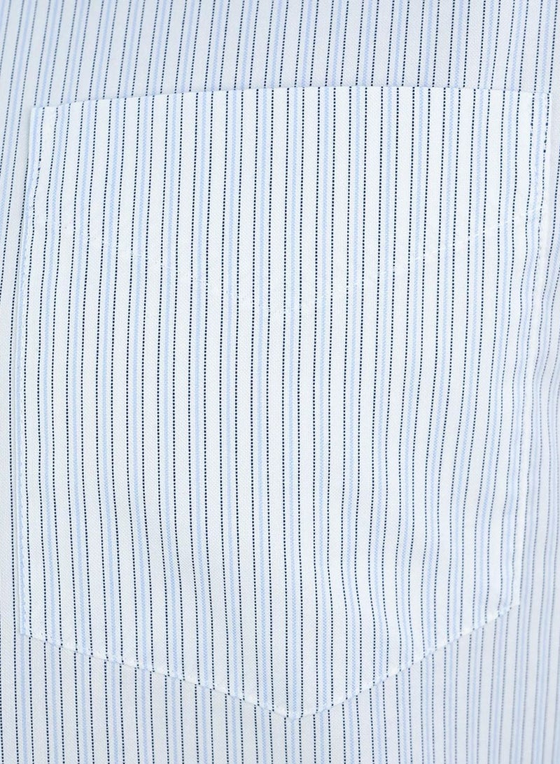 GIORDANO Men's Wrinkle-Free Long Sleeve Cotton Oxford Shirt - Image 4