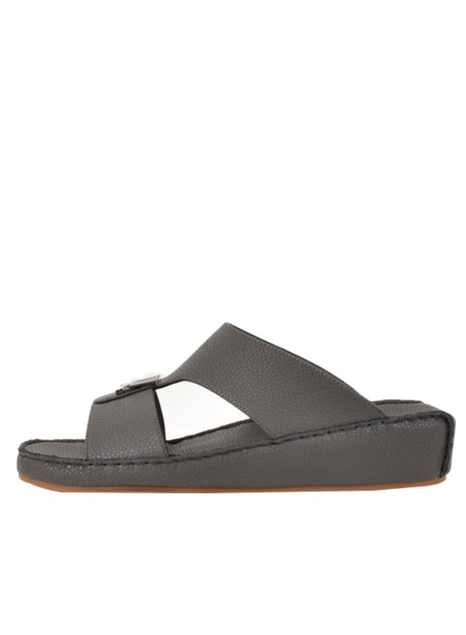 Egoss Mens Arabic Sandals Grey - Image 4
