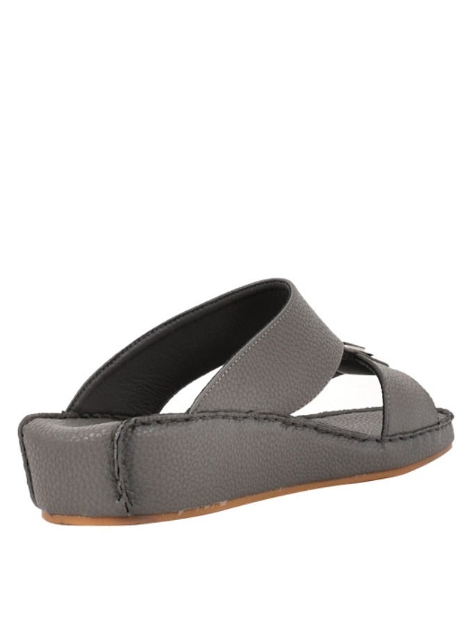 Egoss Mens Arabic Sandals Grey - Image 3