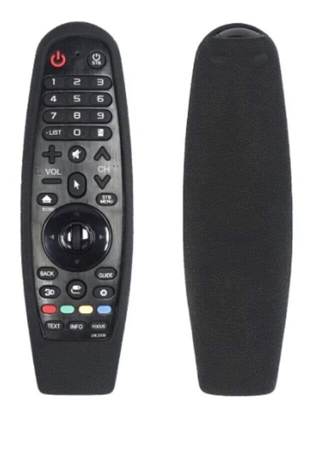 Zaboon Protective Silicone Remote Case For An-Mr19Ba An-Mr18Ba An-Mr600 An-Mr650 An-Mr20Ga Lg Remote Case Remote Cover For Lg 3D Smart Tv Remote Cover Black - Image 1